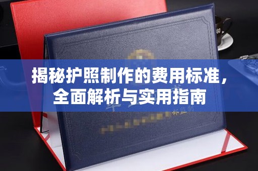 琼海揭秘护照制作的费用标准，全面解析与实用指南