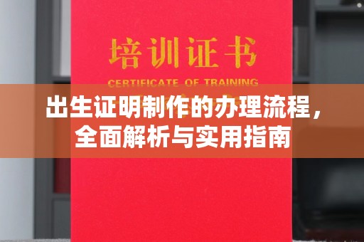 琼海出生证明制作的办理流程，全面解析与实用指南