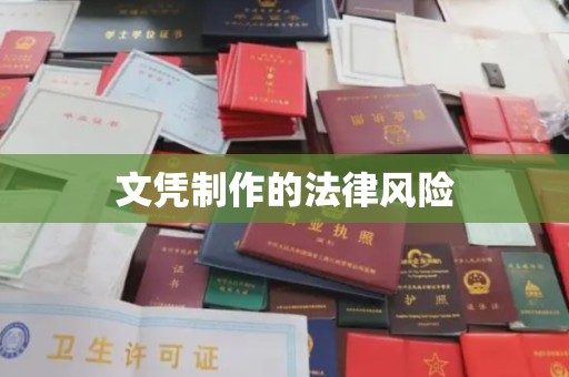 琼海文凭制作的法律风险