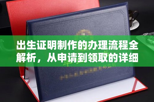 琼海出生证明制作的办理流程全解析，从申请到领取的详细指南