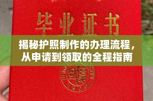 琼海揭秘护照制作的办理流程，从申请到领取的全程指南