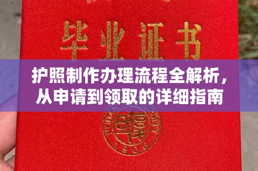 琼海护照制作办理流程全解析，从申请到领取的详细指南