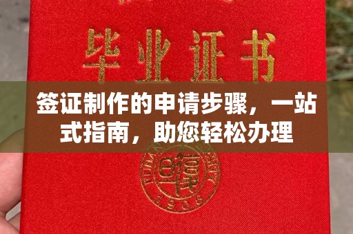 琼海签证制作的申请步骤，一站式指南，助您轻松办理